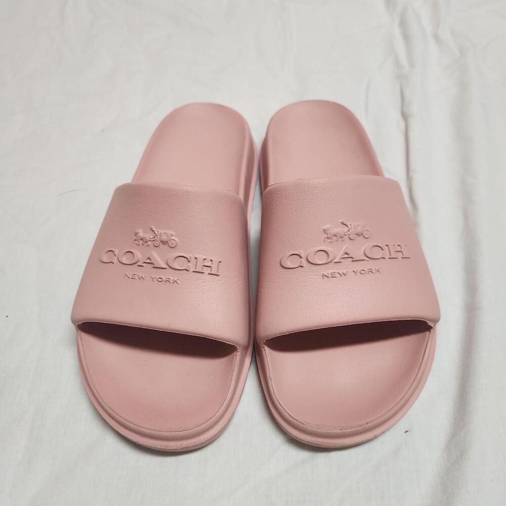 Coach Women's Pink Slides